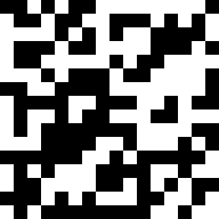 White where the inverse is 128 or more