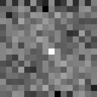 The magnitudes of the two-dimensional Fourier transform of the inverse picture