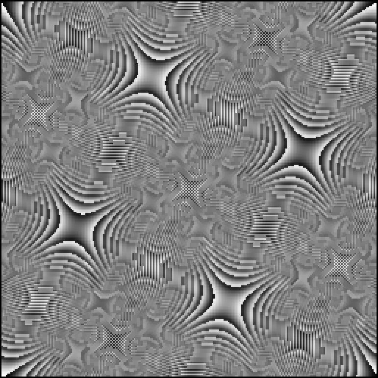 The norm picture after a median filter of 3 by 3